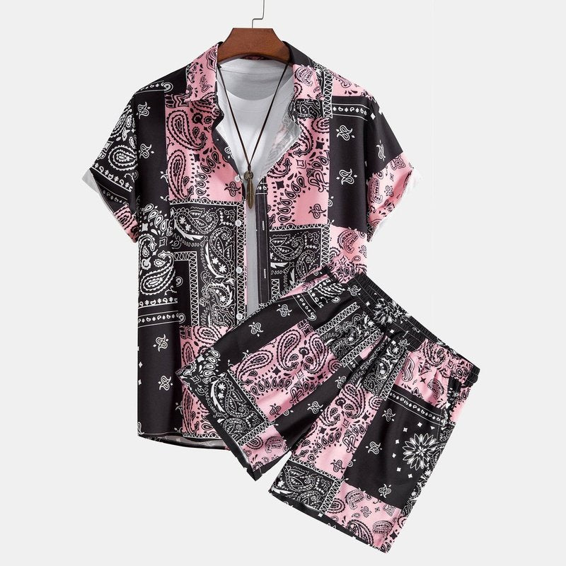 Paisley Print Button Up Shirt
