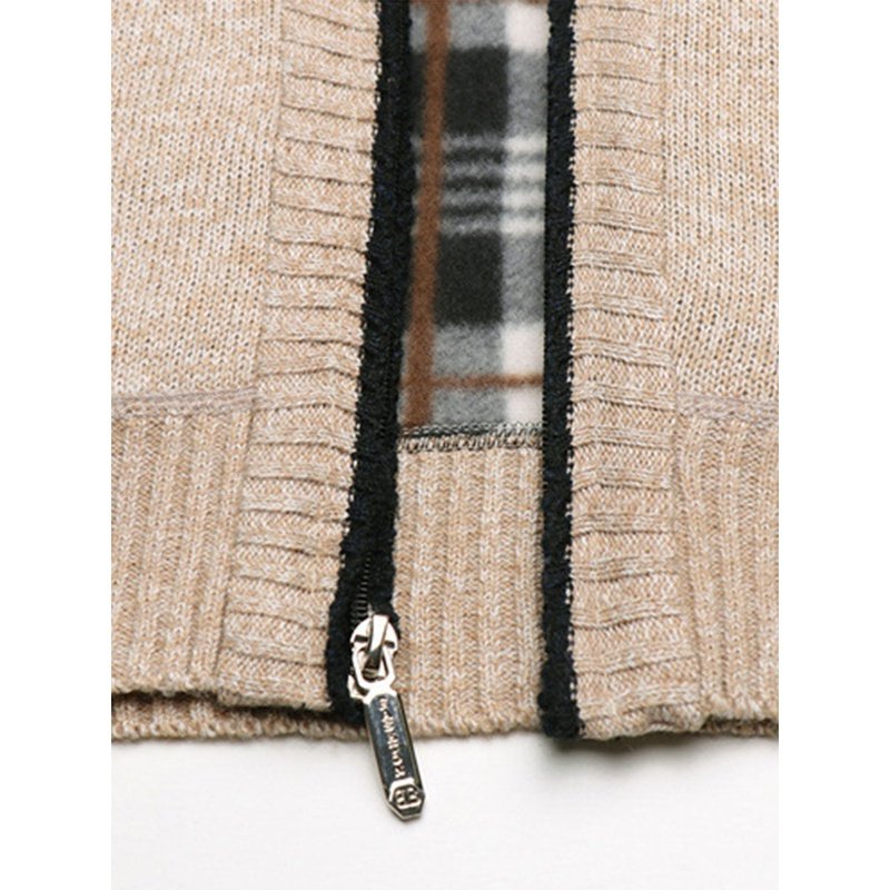 Ralf - Elegante Strickjacke gefüttert
