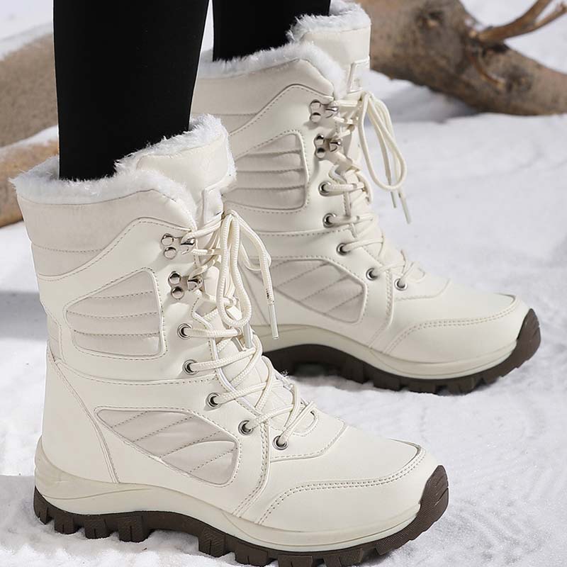 Damen | Winterstiefel mit Schnürverschluss | Wärme & Komfort