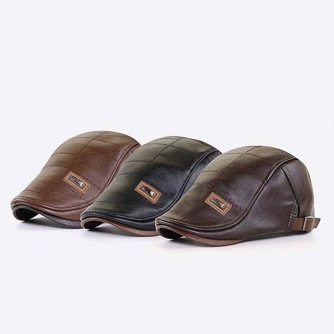 EasyCap™ - Herren Ledermütze- (1 + 1 GRATIS)