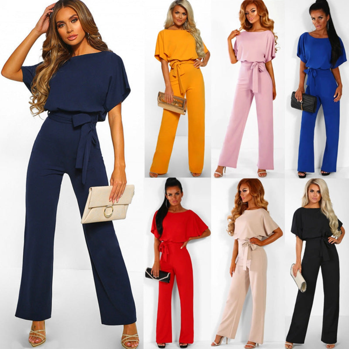 Adriana Frauen Jumpsuit - Entfesseln Sie Ihre innere Chefin