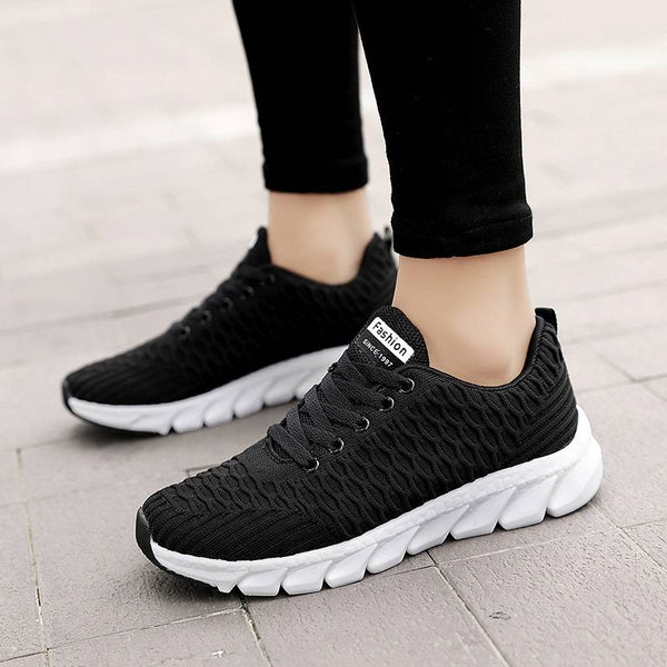 Bequeme, orthopädische Damen Sneaker mit Memory-Schaumstoff