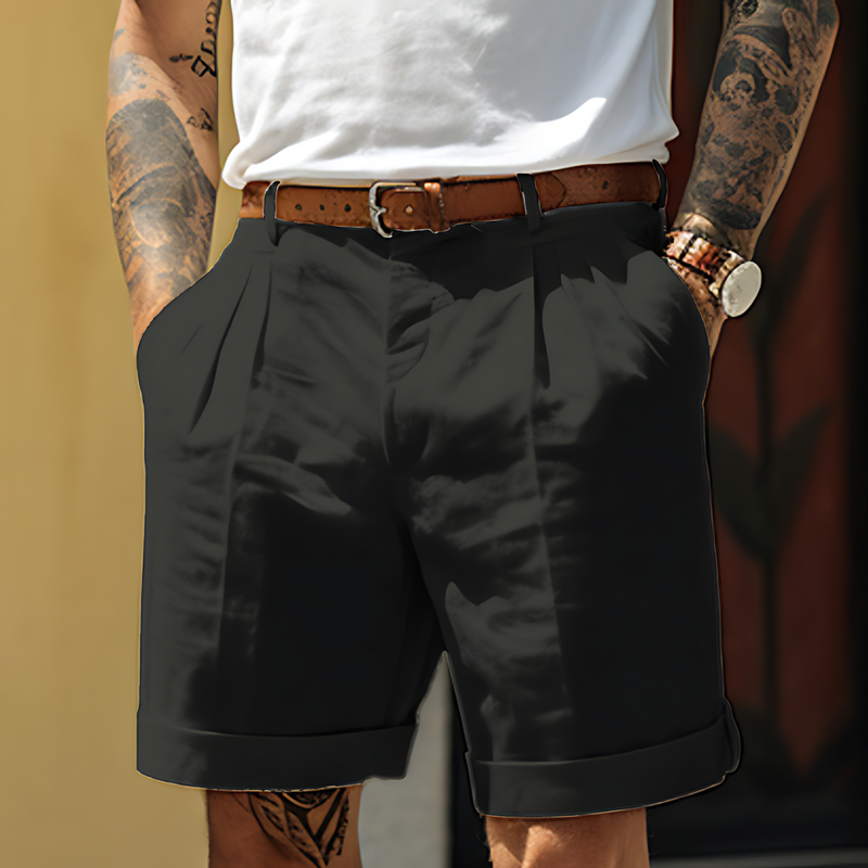 Carlos - Elegante Herrenshorts aus Baumwolle für jeden Anlass