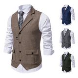 Quen - Elegante Herren Weste mit Seitentaschen
