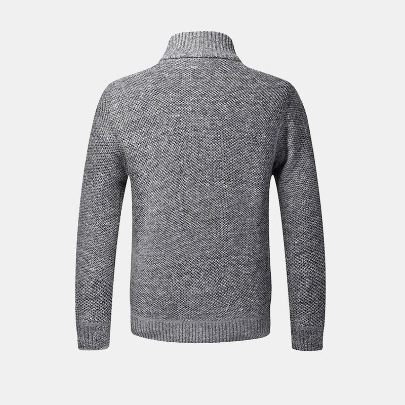Ralf - Elegante Strickjacke gefüttert
