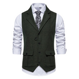 Quen - Elegante Herren Weste mit Seitentaschen