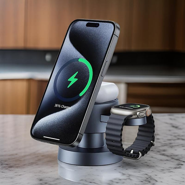 NeonCharge™ - 3 in 1 Magnetisches Ladegerät mit Umgebungslicht