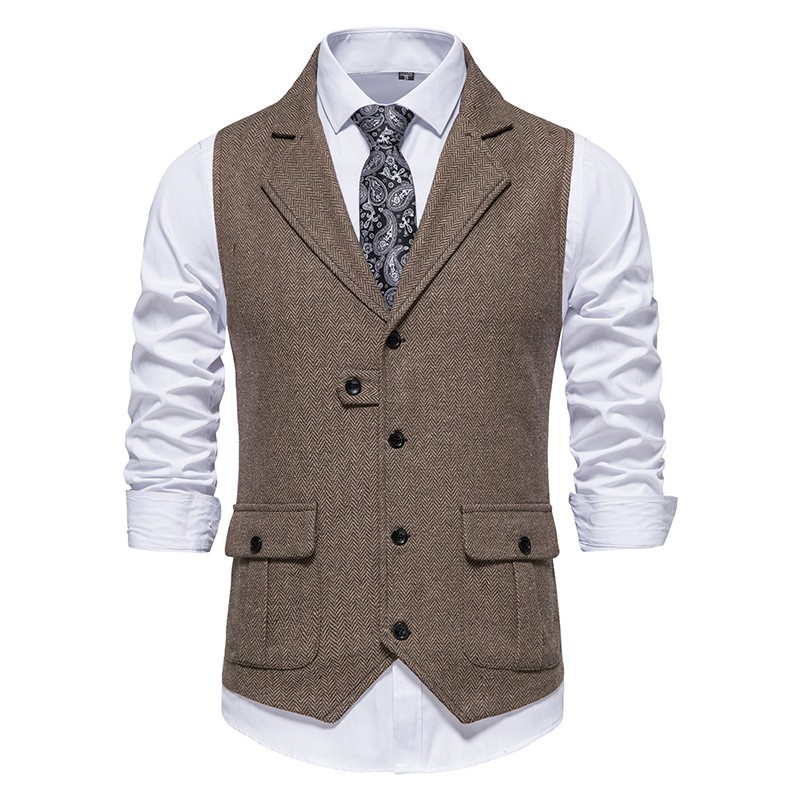Quen - Elegante Herren Weste mit Seitentaschen