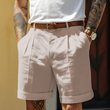 Carlos - Elegante Herrenshorts aus Baumwolle für jeden Anlass