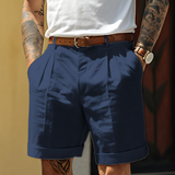 Carlos - Elegante Herrenshorts aus Baumwolle für jeden Anlass