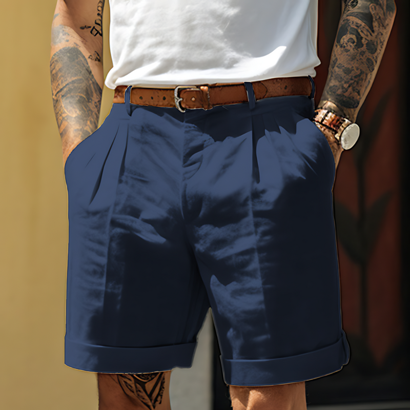 Carlos - Elegante Herrenshorts aus Baumwolle für jeden Anlass