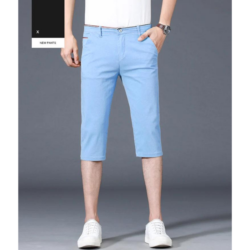 Lässige Herren 3/4 Shorts aus Ice Silk für den Sommer
