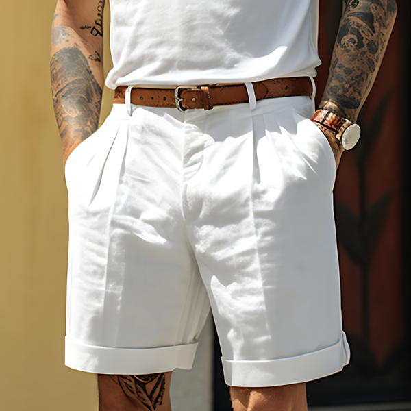 Carlos - Elegante Herrenshorts aus Baumwolle für jeden Anlass