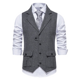 Quen - Elegante Herren Weste mit Seitentaschen