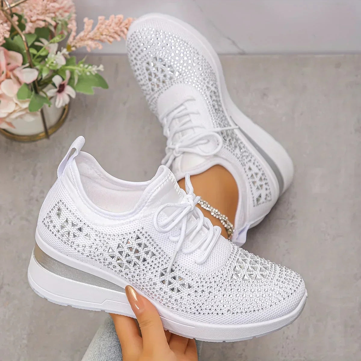 Heike™ - Orthopädische Sneaker mit stilvollen Details Für Damen