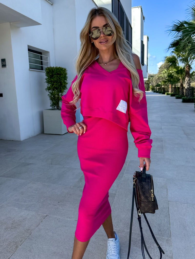 FIONA™ - LÄSSIGES SET AUS SWEATSHIRT UND KLEID