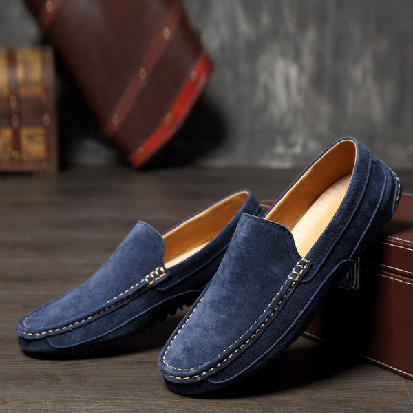 Leandro - Elegante Herren Loafer aus echtem Wildleder