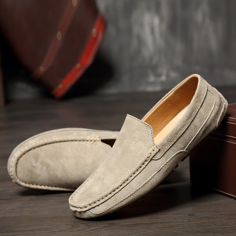 Leandro - Elegante Herren Loafer aus echtem Wildleder