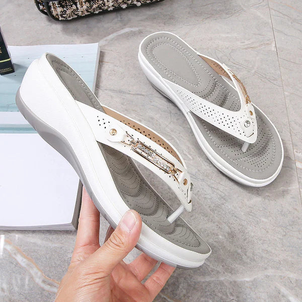 Lina™ - Frauen Sommer Wedges Sandalen