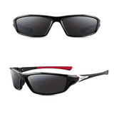 Sportbrille mit gepolarisierten Gläsern für Outdoor-Aktivitäten, funktional und modern