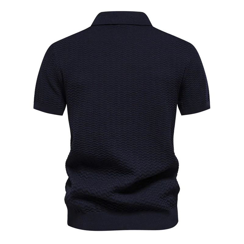 Lozano - Stylisches Herrenhemd mit Rippenmuster