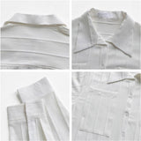 Geripptes Herren Shirt im Lissabon Stil