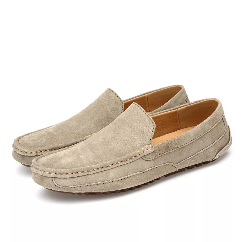 Leandro - Elegante Herren Loafer aus echtem Wildleder