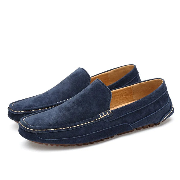 Leandro - Elegante Herren Loafer aus echtem Wildleder