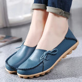 Shoes for Women Moccasins Flats  Woman Loafers Genuine Leather Female Shoes Slip On Ballet Nurse Women's Shoes Plus Size 2024