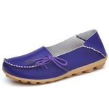 Shoes for Women Moccasins Flats  Woman Loafers Genuine Leather Female Shoes Slip On Ballet Nurse Women's Shoes Plus Size 2024