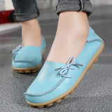 Shoes for Women Moccasins Flats  Woman Loafers Genuine Leather Female Shoes Slip On Ballet Nurse Women's Shoes Plus Size 2024