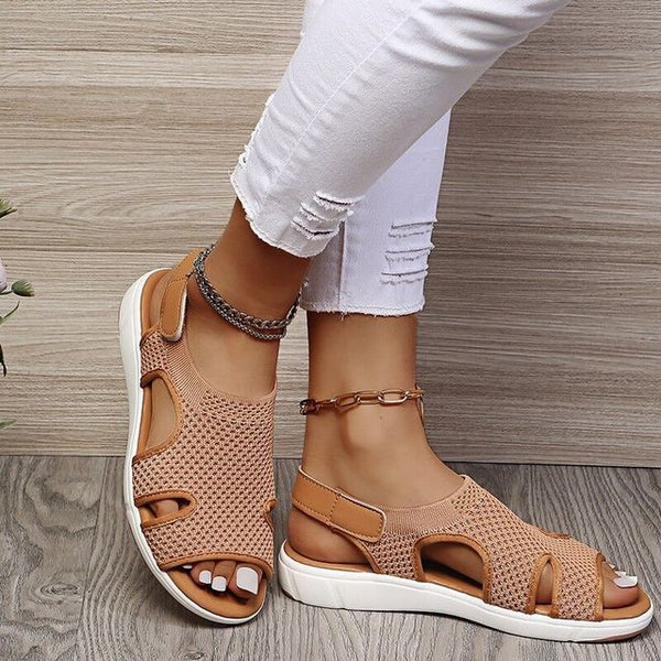 Orthopädische Damen-Sandalen mit atmungsaktivem Material
