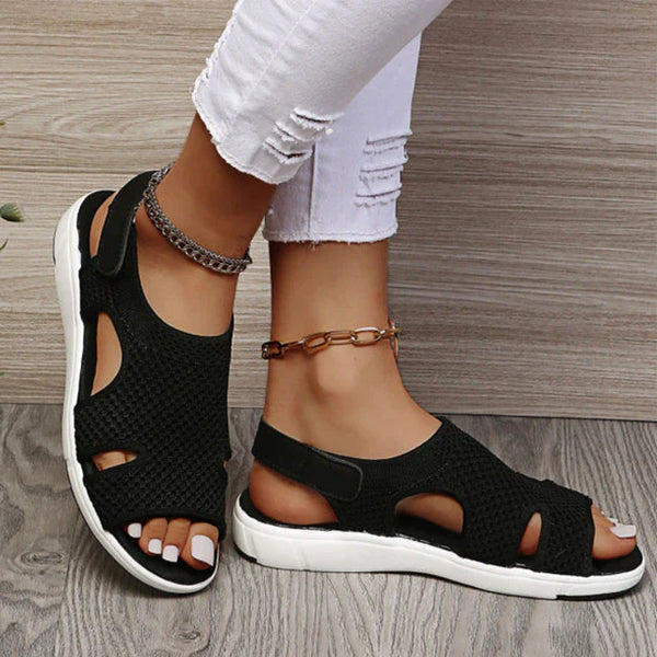 Orthopädische Damen-Sandalen mit atmungsaktivem Material