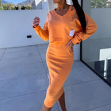 FIONA™ - LÄSSIGES SET AUS SWEATSHIRT UND KLEID