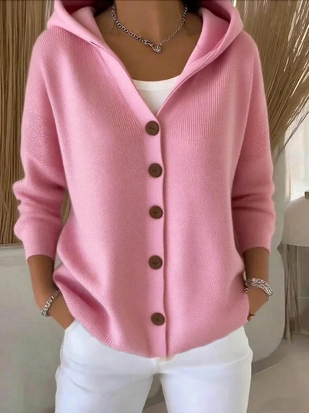 Nylah™ - Bequemer Langarm Strickjacke