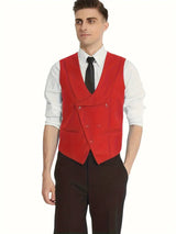 Dreiteiliges Set für Herren: Business-Blazer, Weste und Hose, elegant und komfortabel