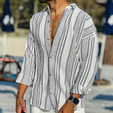 Lexter - Stylisches Herren Hemd im gestreiften Muster für einen lässigen Look