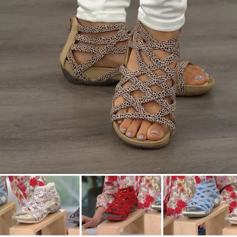 Komfortable Damen Sandalen mit Orthopädischer Fußstützung