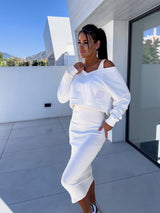 FIONA™ - LÄSSIGES SET AUS SWEATSHIRT UND KLEID