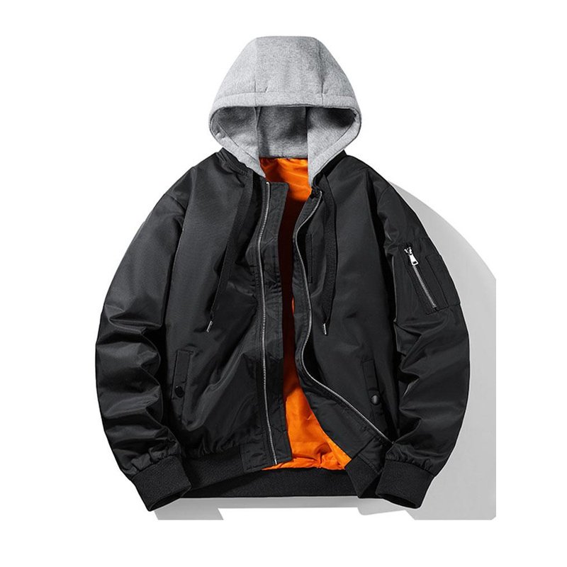 Alexander - Elegante Bomberjacke mit Kapuze