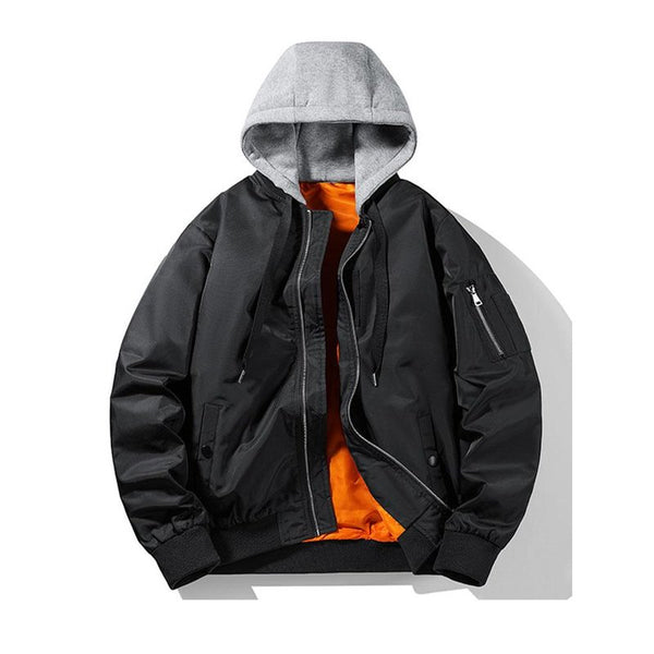 Alexander - Elegante Bomberjacke mit Kapuze