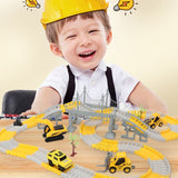 Construction Track™ - Flexible gebogene Fahrzeuge Spielzeug