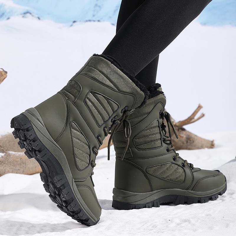 Damen | Winterstiefel mit Schnürverschluss | Wärme & Komfort