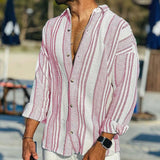 Lexter - Stylisches Herren Hemd im gestreiften Muster für einen lässigen Look