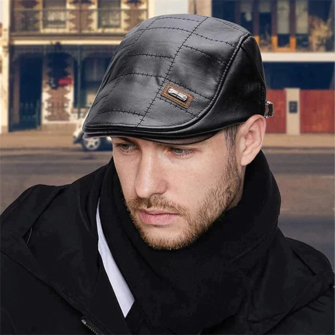 EasyCap™ - Herren Ledermütze- (1 + 1 GRATIS)