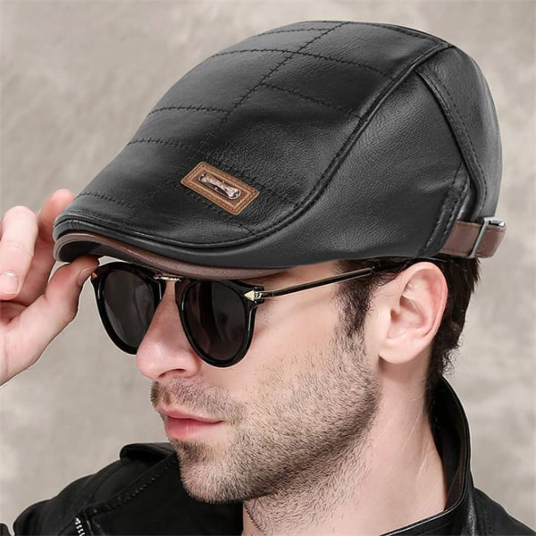 EasyCap™ - Herren Ledermütze- (1 + 1 GRATIS)