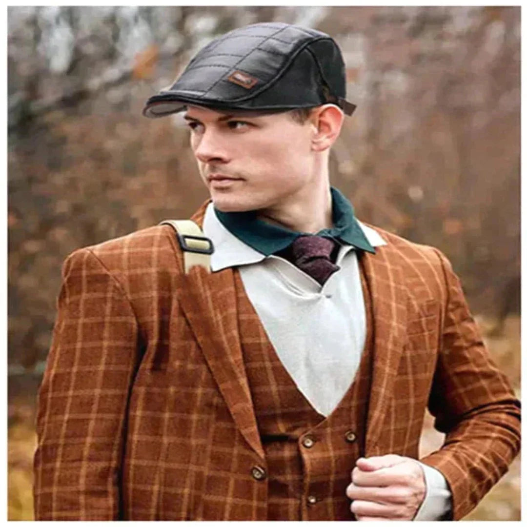 EasyCap™ - Herren Ledermütze- (1 + 1 GRATIS)