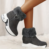 UltraWarm™ - Bequeme Stiefeletten für Frauen mit seitlichem Reißverschluss und Plüschfutter