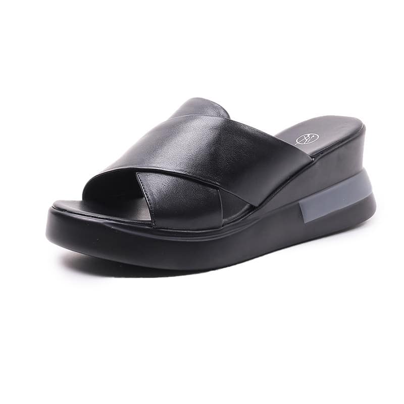 Addison™ | Bequeme Ledersandalen