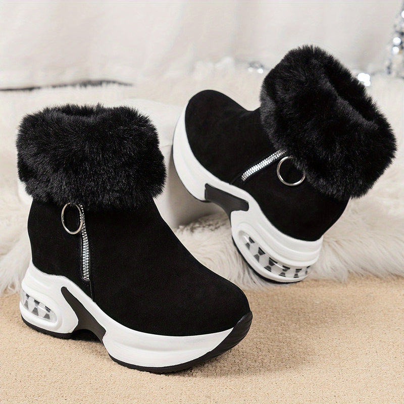 UltraWarm™ - Bequeme Stiefeletten für Frauen mit seitlichem Reißverschluss und Plüschfutter